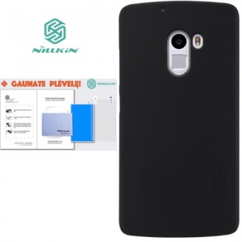 Nillkin f. shield dėklas juodas + plėvelė (Lenovo vibe k4 note telefonui)